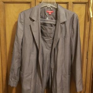 Grey suit  blazer and pants. New York &Collection